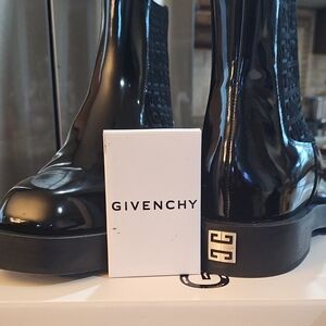 Givenchy Black Leather Chelsea Boots